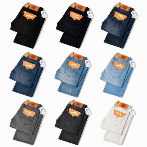 Herren Comfort-Stretch-Jeans mit schmalem geradem Bein – Lässige Alltagshose