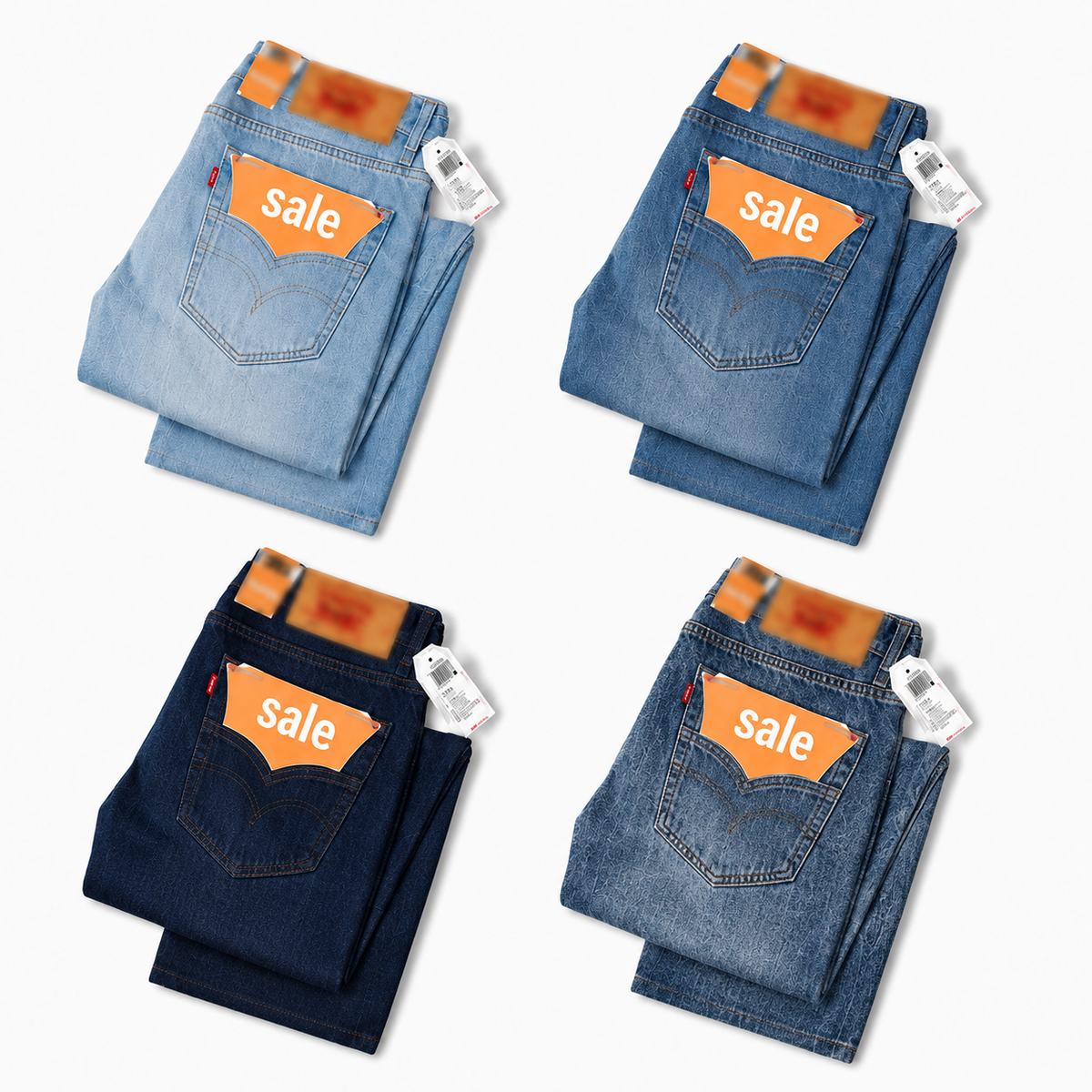 Herren Comfort-Stretch-Jeans mit schmalem geradem Bein – Lässige Alltagshose